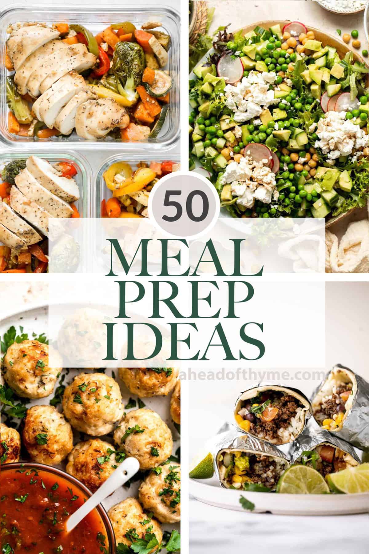 Delicious Meal Prep: 50 Make-Ahead Recipes for Lunches & Dinners